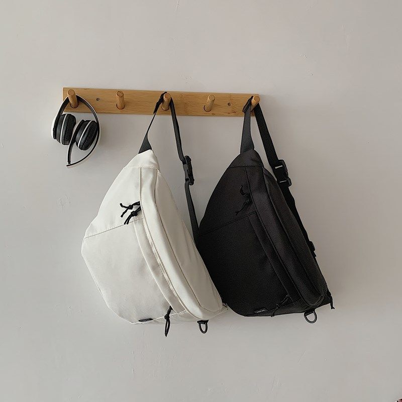 Cross-Border Large-Capacity Crossbody Bag, Trendy Brand Lightweight Chest Bag, Men's Outdoor Sports Shoulder Bag, High-End Lightweight Waist Bag