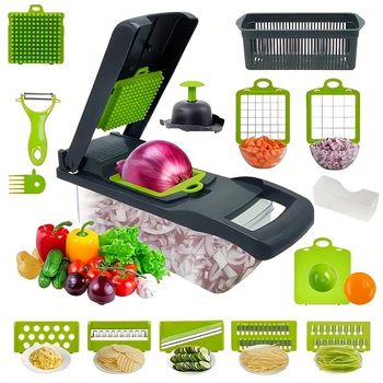 Multifunctional Vegetable Cutting Tool, Potato Shredder, Kitchen Radish Shredder, Dicing Tool, Slicer
