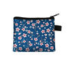 New Floral Coin Purse Women's Portable Card Bag Coin Key Storage Bag Coin Coin Coin Coin Bag Card Bag Small Square Bag