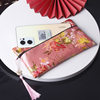 Ancient Style Brocade Bag New Mobile Phone Zipper Bag Coin Cosmetics Bag Jewelry Jewelry Bag 11*19