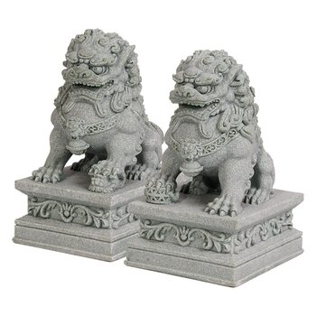 National fashion stone carving lion Kirin decoration green sand stone creative home fish tank bonsai micro landscape landscape decoration