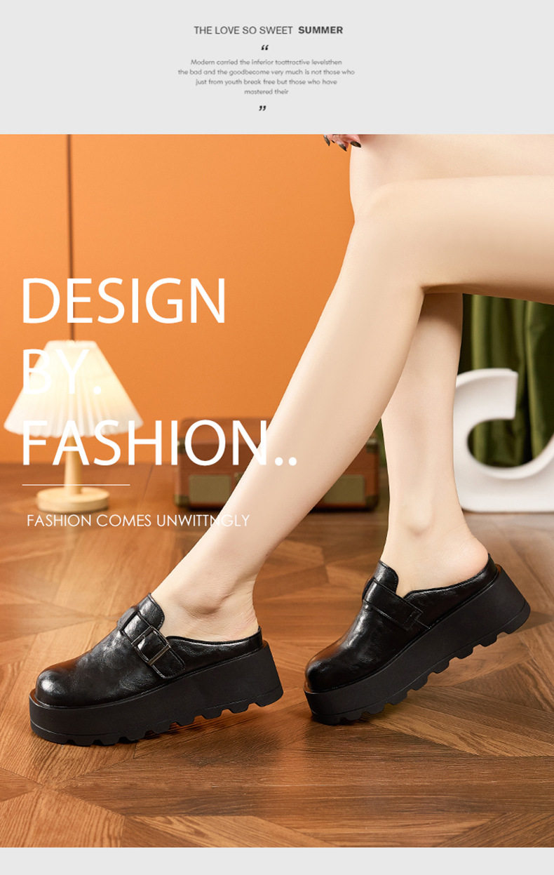 Dép sandal nữ đế dày Birkenstock phong cách mùa hè — Đen, Trắng chi tiết 9