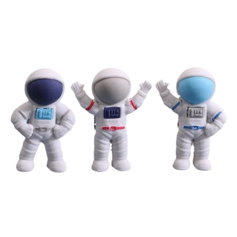 Cartoon Astronaut Eraser Small Gift for the Beginning of School, Kindergarten Primary School Students Classroom Prizes, Practical Stationery Small Gifts