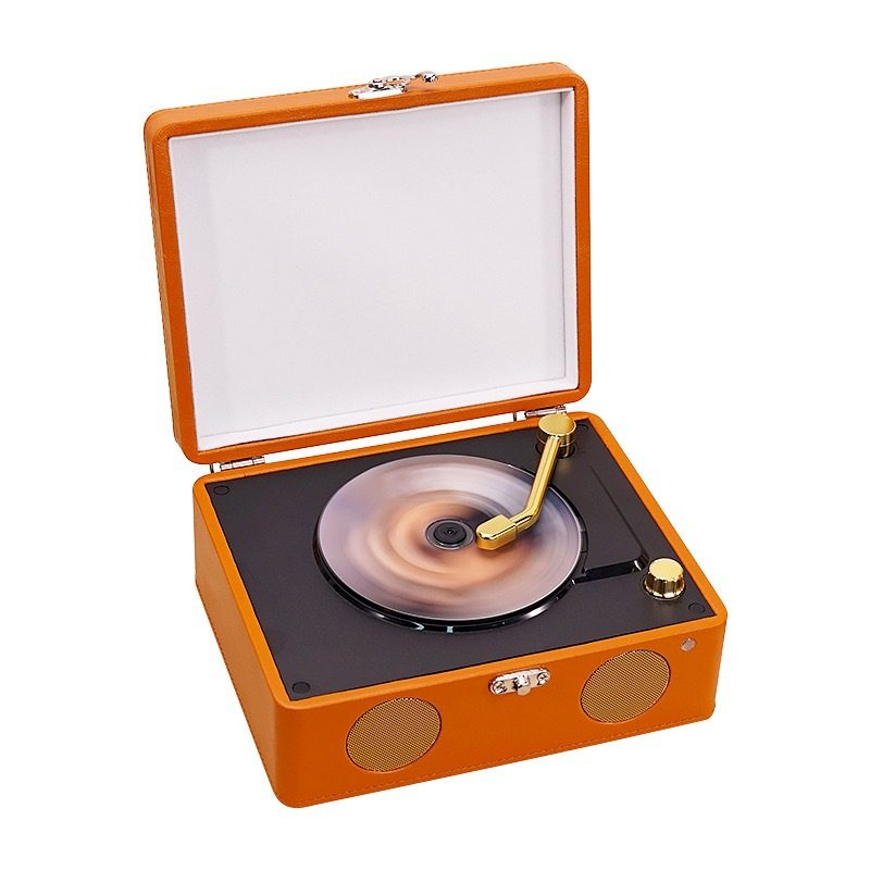 Cross-Border Retro Cd Player Music Album Bluetooth Speaker Plays High-Quality Vinyl Cd Disc Record Player