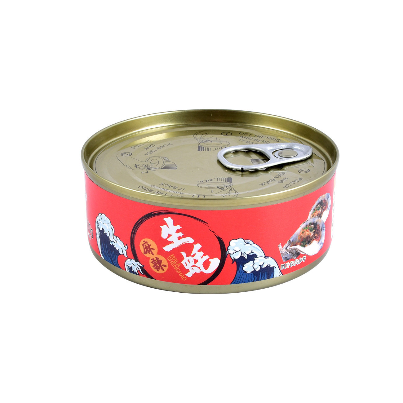 Spicy Seafood Cooked Food Fresh Oyster Snacks Canned Wholesale Ready-To-Eat Spicy Oyster Meat Canned