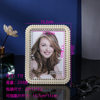 European Pearl Inlaid Plastic Photo Frame Creative Wedding Photo Frame Modern Simple Light Luxury Decorative Ornaments Wholesale