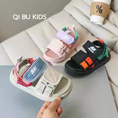 Children's Fashionable Sports Sandals 2026 Summer New Versatile Macaron Soft-Soled Beach Shoes for Boys and Girls