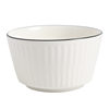 Light Luxury Retro Vertical Pattern Bowl and Towel Set, Sales Wedding Gift, Good Souvenir, High-Looking Ceramic Bowl and Tableware