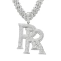 Silver +14mm * 22inch diamond Cuban chain