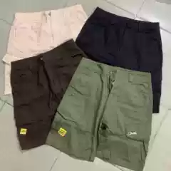 New Multi-Pocket Military-Style Cargo Pants, Summer Simple Loose Straight-Leg Unisex Couple Casual Shorts Trendy