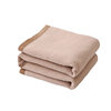 Autumn and Winter Pure Wool Office Nap Blanket, Thickened and Warm, Cloud Sheep New Chinese Style Camel Color Off-White Blanket
