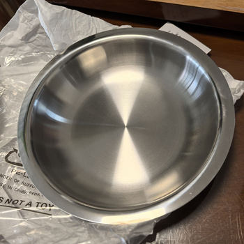 Small Monster Thickened 304 Stainless Steel Thickened Round Plate Plate Plate Barbecue Plate Fruit Plate Integrated
