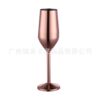 Cross-border Hot Selling Creative 304 Stainless Steel Champagne Cup Cocktail Cup Metal Cup Goblet Bar KTV Red Wine Glass