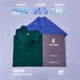 滑爽丝光polo衫短袖高端企业工作班服翻领t恤商务男装定制印logo