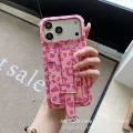 Leopard print wristband pink