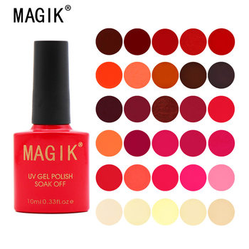 MAGIK No.009 White Transparent Nail Polish Glue Net Red Popular Color Classy Removable Fashion Manicure QQ Glue