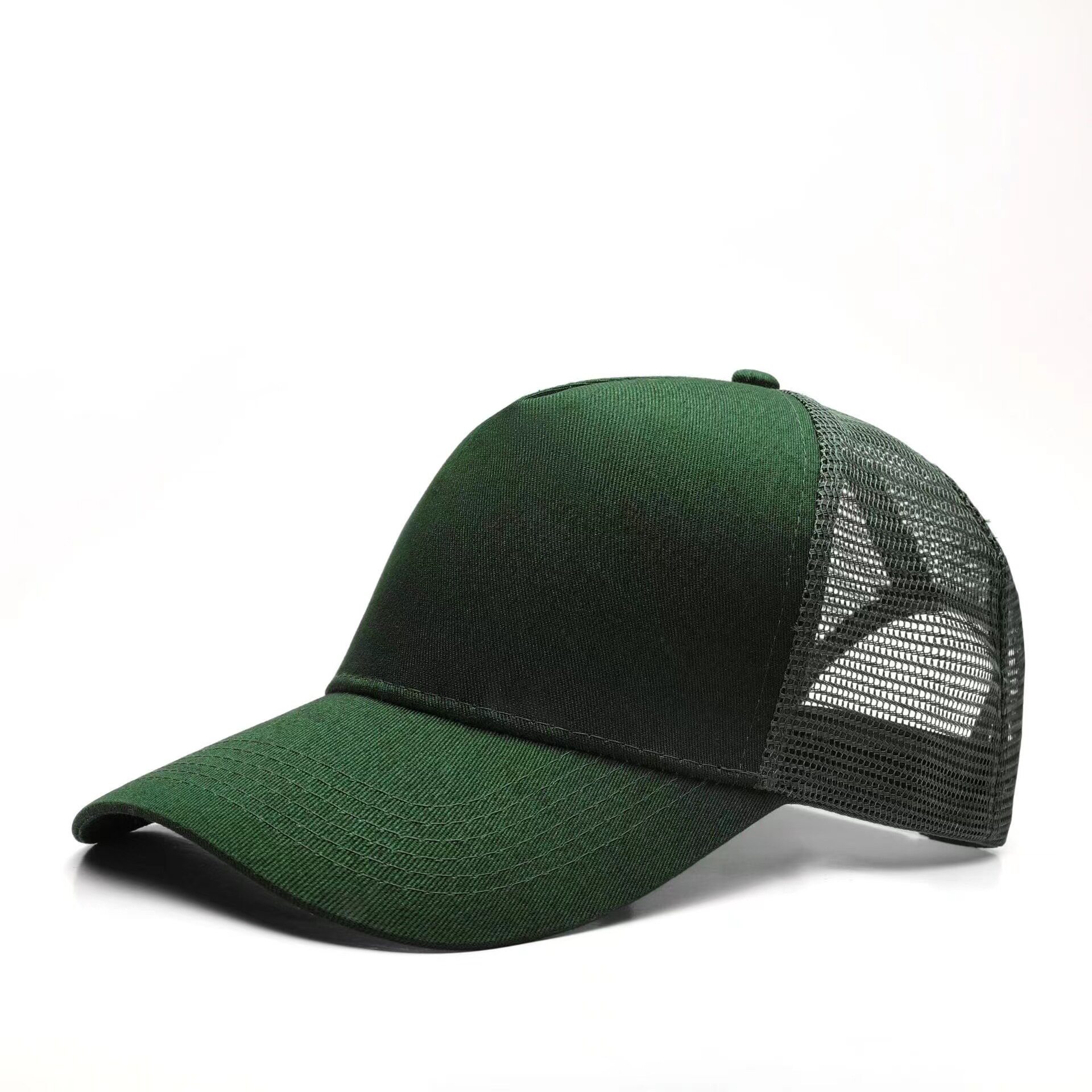 帽子定制鸭舌帽夏季网眼棒球帽logo活动广告帽运动户外防晒遮阳帽