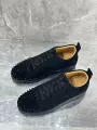 Black velvet studs