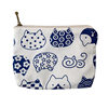 Coin Purse Fabric Women's Cute Mobile Printed Wallet One-piece Square Small Pocket Bag Thin Cute Coin Bag