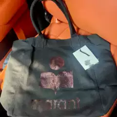 Lotte Japan Korean Style Canvas Bag Casual Shopping Bag Handbag Tote Bag Tote Bag Distressed Washed Style