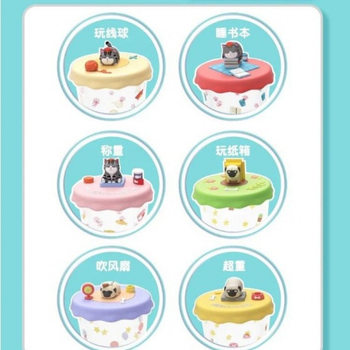 Long live our emperor bazaar black blind box cat claw cup tide play cup creative glass blind box cute cartoon cup