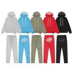 24S Cross-border Source European and American Fashion Brand Y2K Style Letter Hoodie Sweater Men's and Women's High Street Pants suit