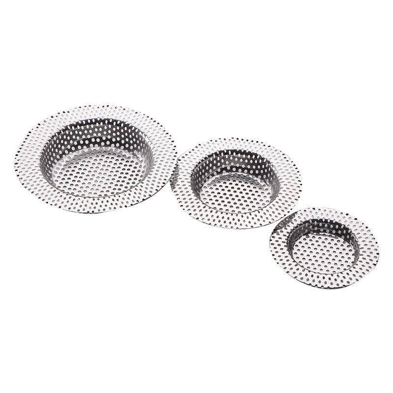 Fully Punched Kitchen Sink Filter, Vegetable Basin, Stainless Steel Sewer Garbage Filter, Hair Cage Lifter