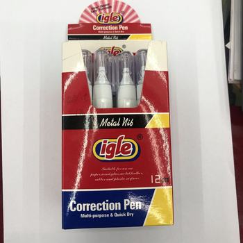 igle correction fluid quick-drying correction fluid personality correction pen correction pen correction pen pen shape correction fluid