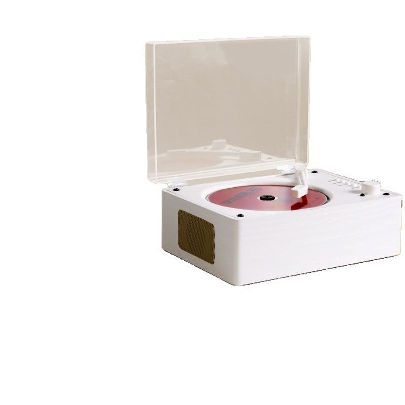 Retro Album Cd Player Bluetooth Speaker Song Cd Player Rechargeable Portable Home Audio Free Shipping