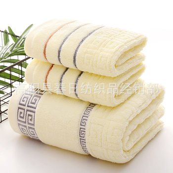 Factory sales cotton towel bath towel set advertising logo gift box cross-border foreign trade hot towel company welfare