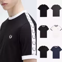 New wheat ear 2026 wheat ear embroidery short sleeved round neck summer men's fashionable base casual solid color T-shirt