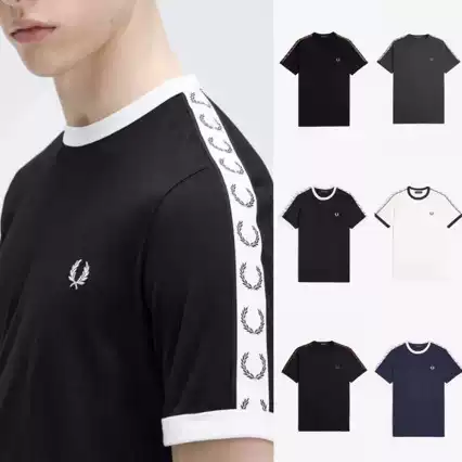 New wheat ear 2026 wheat ear embroidery short sleeved round neck summer men's fashionable base casual solid color T-shirt