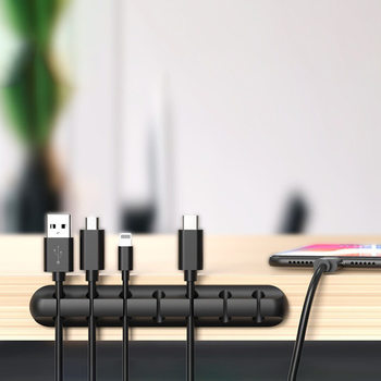 Desktop Charging Data Cable Organiser Creative Mobile Phone Cable Network Cable Storage Solider Car Cable Clip Bundle Clip
