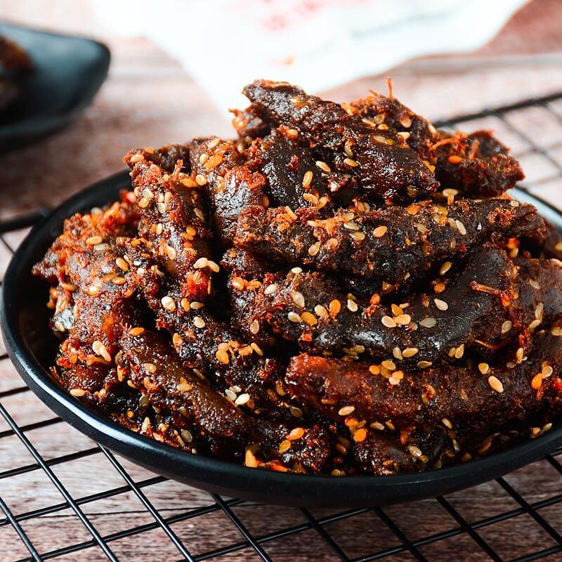 Nialanghan spicy pickled pepper cumin beef 60g snacks Chongqing Sichuan beef snacks snack snacks wholesale