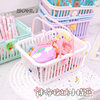 Cute Mini Desktop Storage Basket Student Stationery Pen Holder Wash Cosmetics Finishing Storage Box Portable Storage Basket