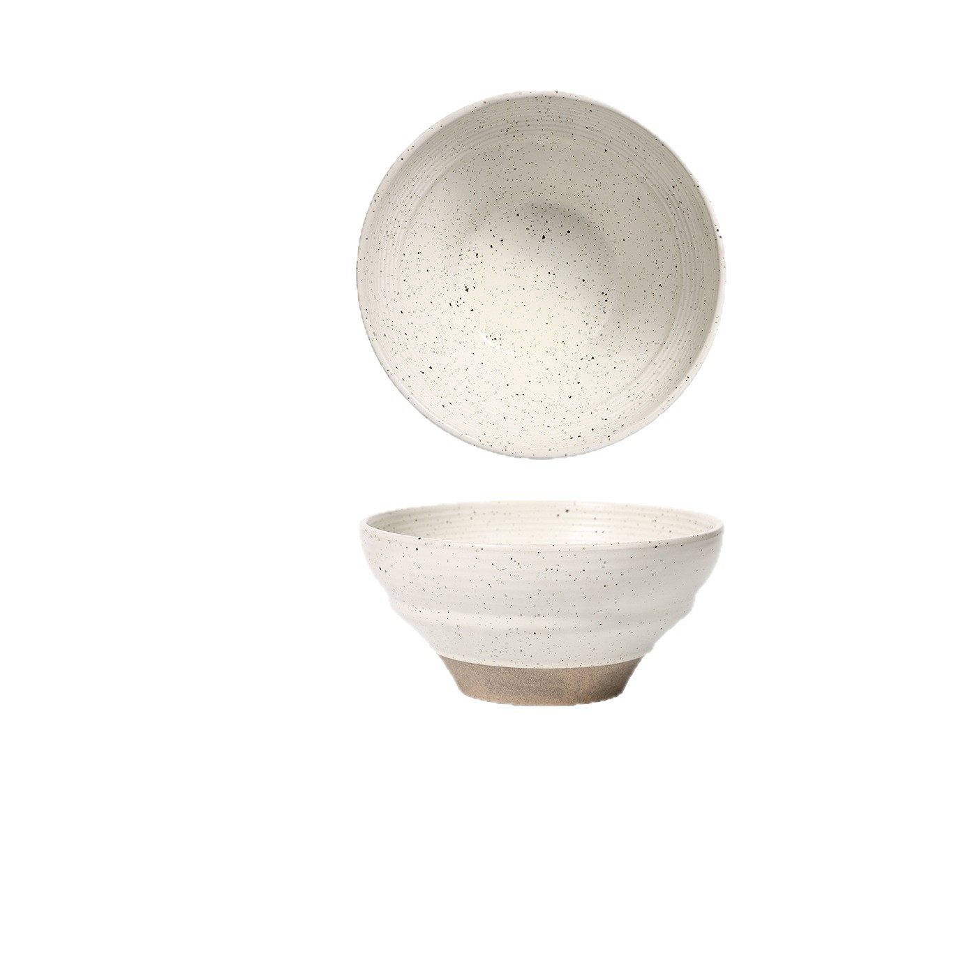 Japanese Stoneware Rice Bowl Ceramic Soup Bowl Commercial Creative Tableware Wholesale Household Eating Bowl Retro Snack Dessert Bowl