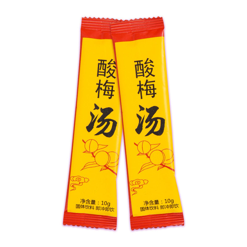 Plum Soup Instant Granules Solid Beverage 10g Bags Plum Crystal Concentrate Instant Old Beijing Wumei Soup in stock