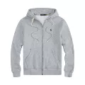 Zipper gray green label