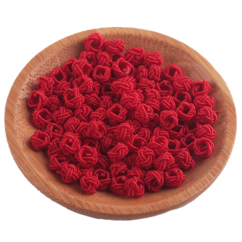 手编菠萝球菠萝扣菠萝结 纽扣结手链项链绳收尾扣diy饰品配件批发