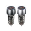 WEKOME. Jue 60W Transparent Double C Car Charger Transparent Industrial Punk Wind Car Charger C54