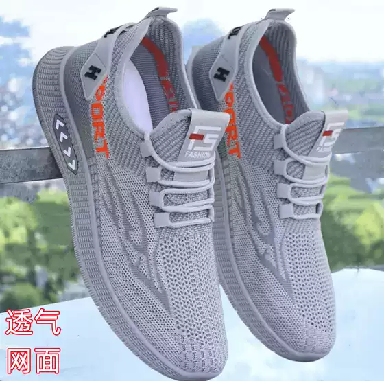 Summer Mesh Slip-On Lazy Clogs Breathable Men's Shoes Sports Shoes for Men, Comfortable and Versatile, Available on Pinduoduo