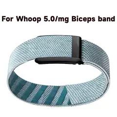 Cross-Border Hot-Selling Product Suitable for Whoop5.0 Elastic Nylon Bicep Strap Mg Sports Replacement Arm Strap with Metal U-Frame