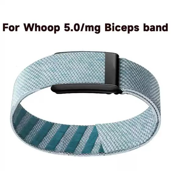 Cross-Border Hot-Selling Product Suitable for Whoop5.0 Elastic Nylon Bicep Strap Mg Sports Replacement Arm Strap with Metal U-Frame