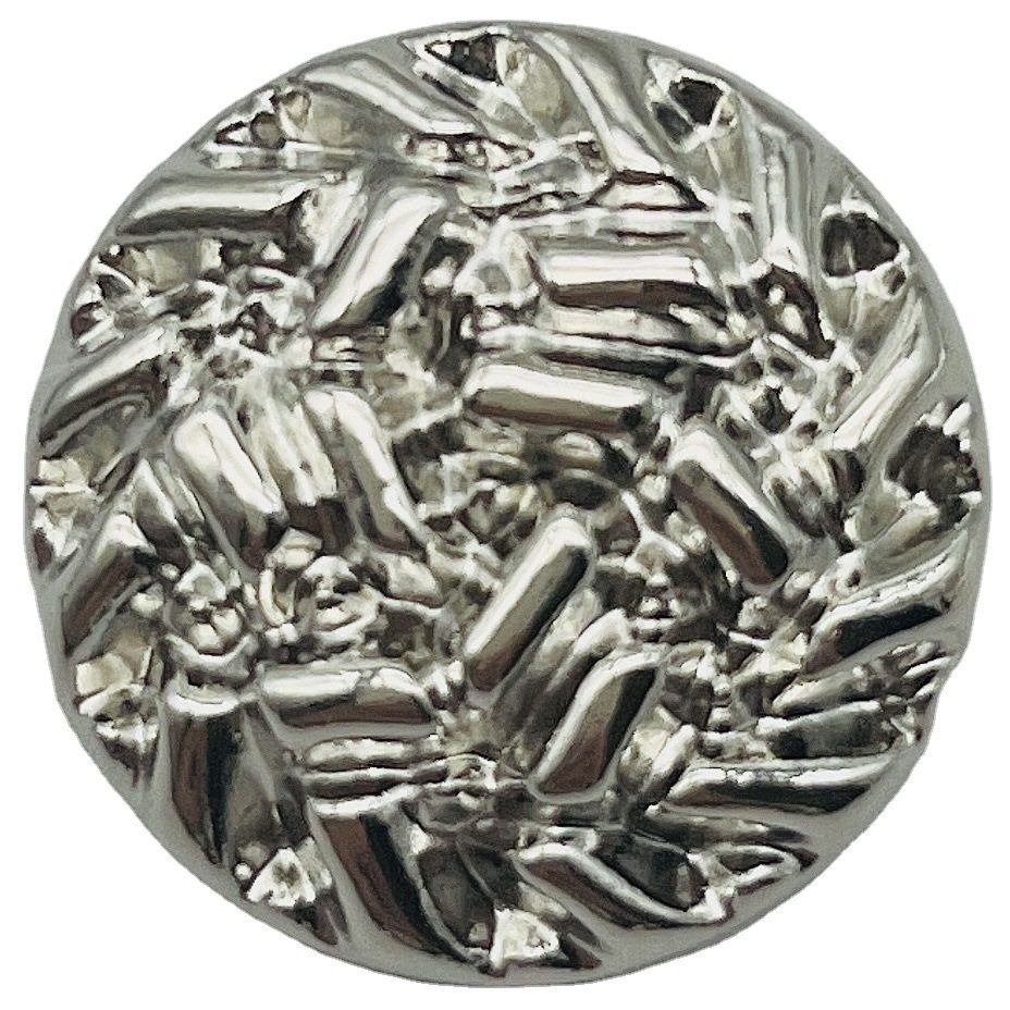 Xiaoxiang Egyptian Style Metal Button Round Embossed Golden Coat Trenchcoat Blazer Sweater Button