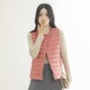 Soft Mushroom Mushroom Main Push Series New GB 90 Velvet Lightweight Down Jacket Women's Inner Tank V-Neck Crewneck Autumn and Winter New Vest