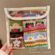 Children's Vintage Knitted Velcro Bangs Hair Sticker Bangs Broken Hair Finishing Artifact Sweet Girls' Hair Band