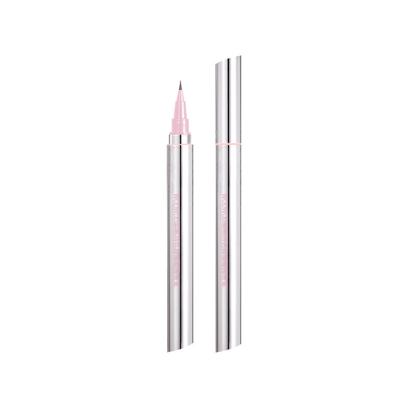 Wodwod Smooth and Long-Lasting Ultra-Fine Liquid Eyeliner Pen with High Color Development and Not Easy to Smudge, Silkworm Pen with a Natural Look