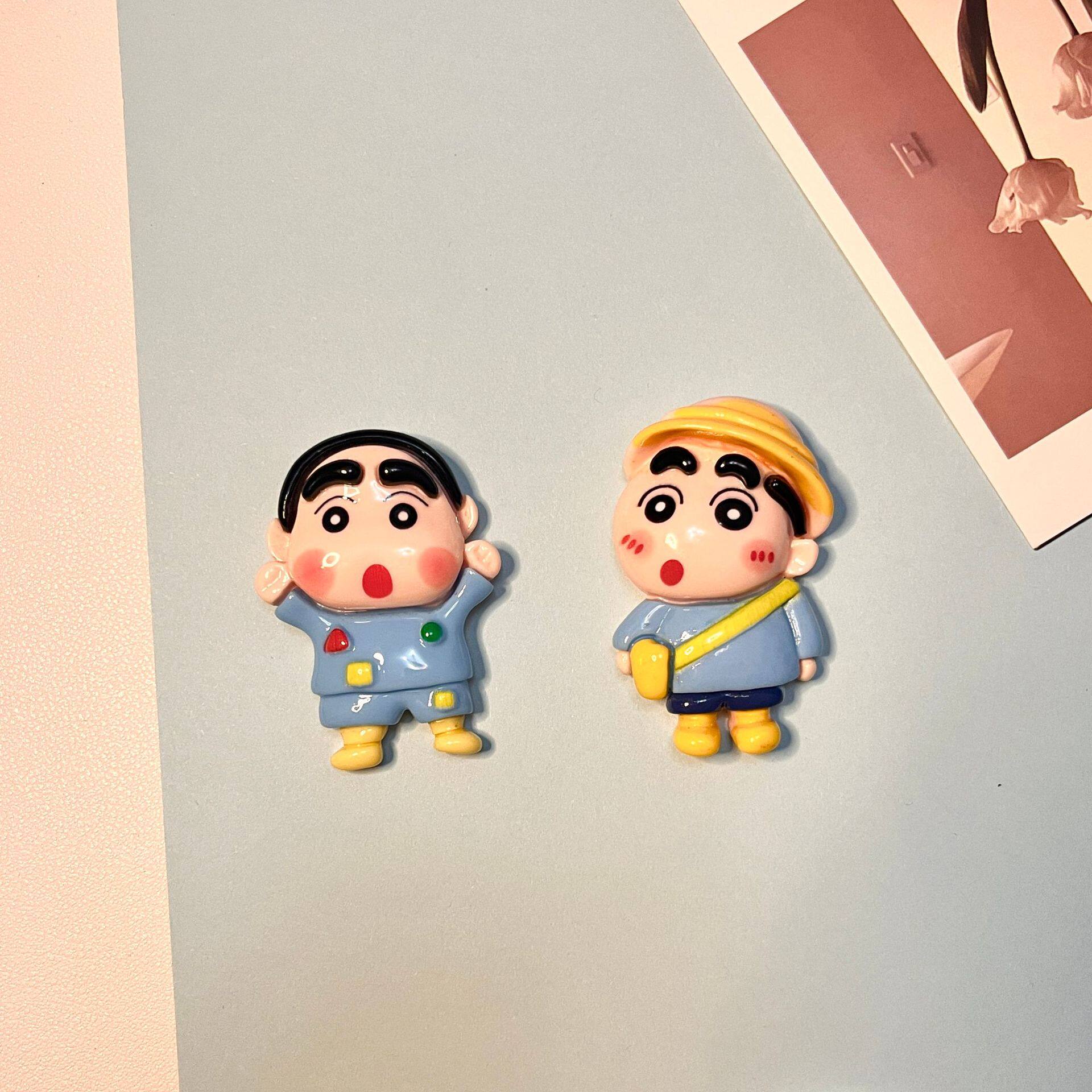 Crayon Shin New Resin Accessories Cartoon Mobile Phone Shell Hole Shoes Insulation Water Cup DIY Sticker Jewelry Hairpin Refrigerator Sticker