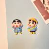 Crayon Shin New Resin Accessories Cartoon Mobile Phone Shell Hole Shoes Insulation Water Cup DIY Sticker Jewelry Hairpin Refrigerator Sticker