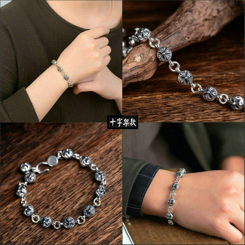 Cyber Celebrous Sydney Snake Quan Zhilong Same Cross Bracelet for Men and Women Trendy Crow Fashion Couple Bracelet